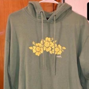 Medium green Empyre Meh hoodie.